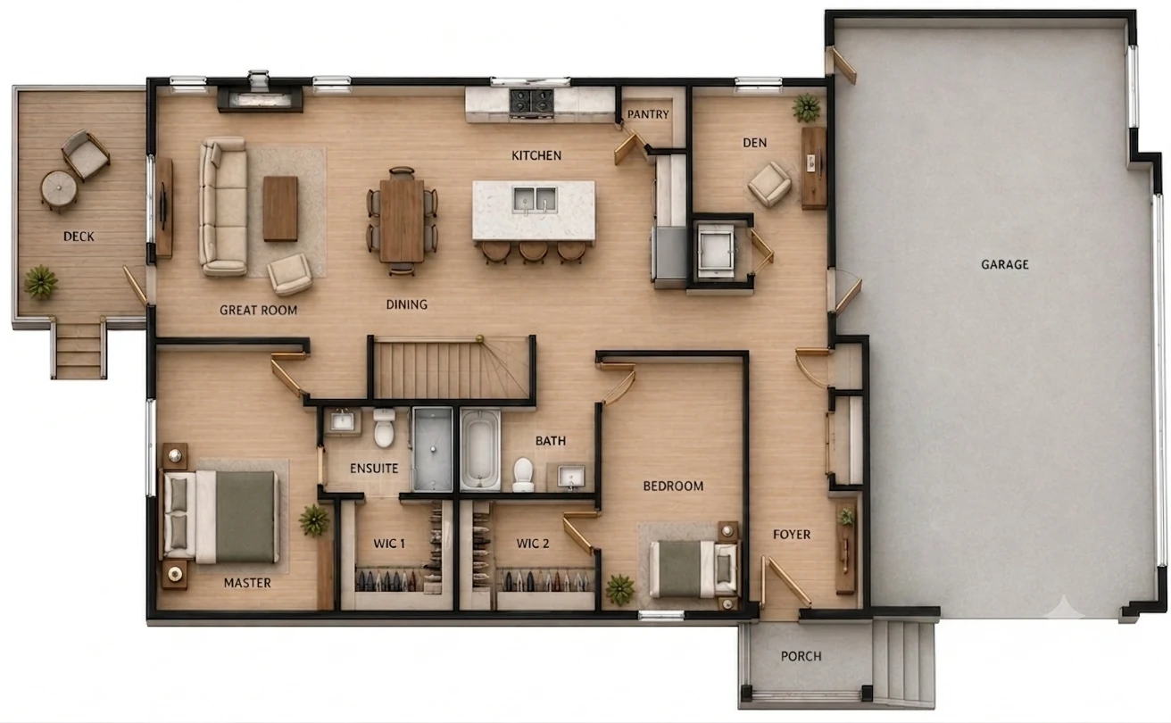 The Cooper floor plan
