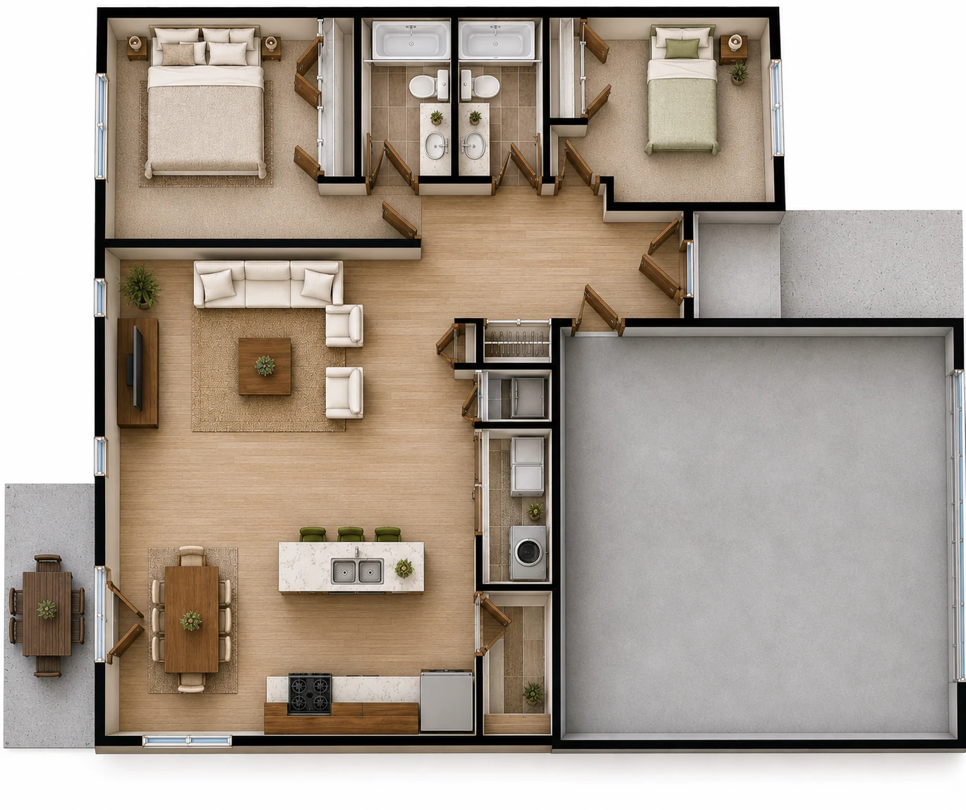 The Gracie floor plan