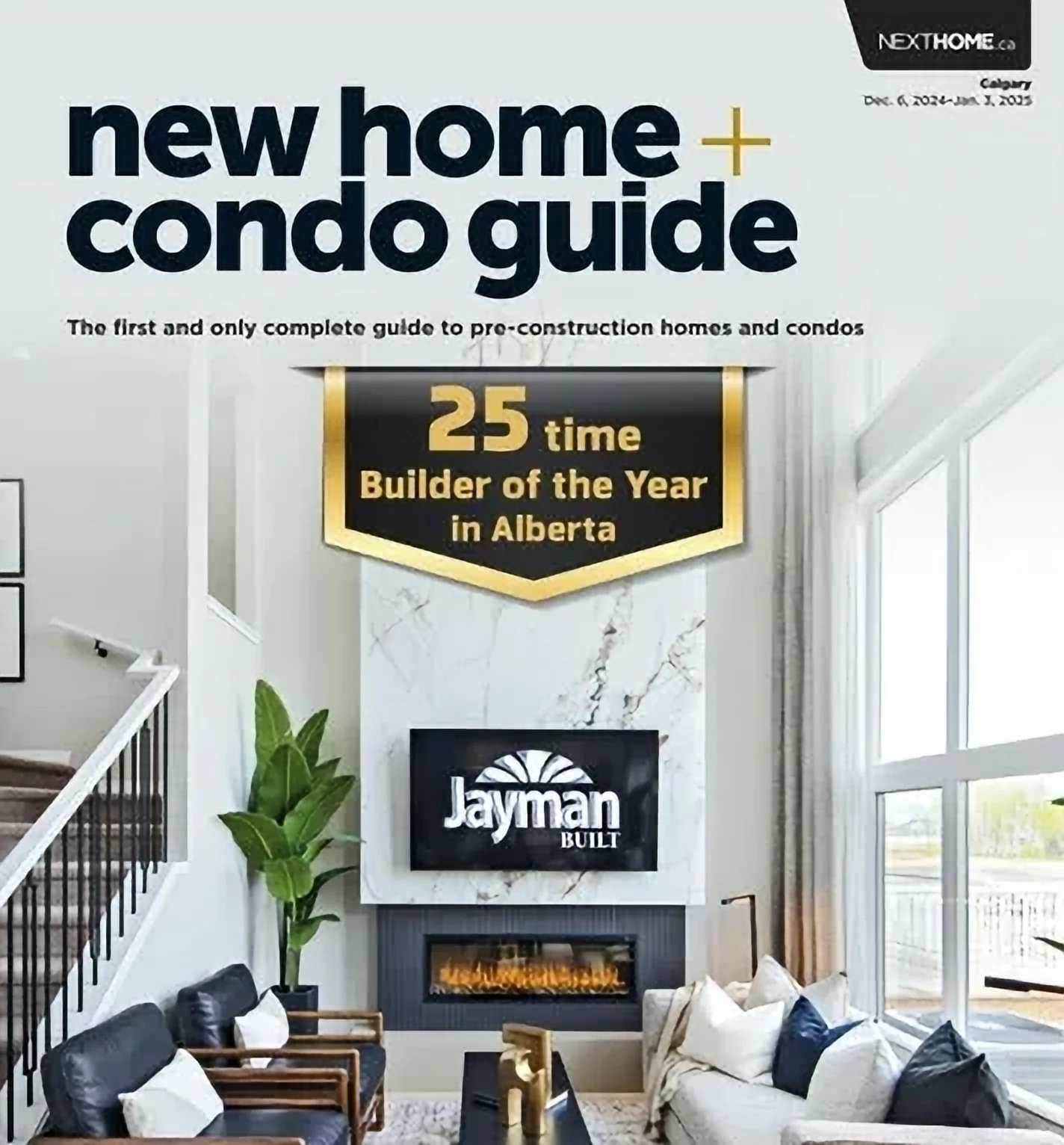 New Home + Condo Guide Calgary cover: What's Happening!