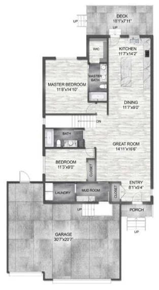 The Rosen floor plan