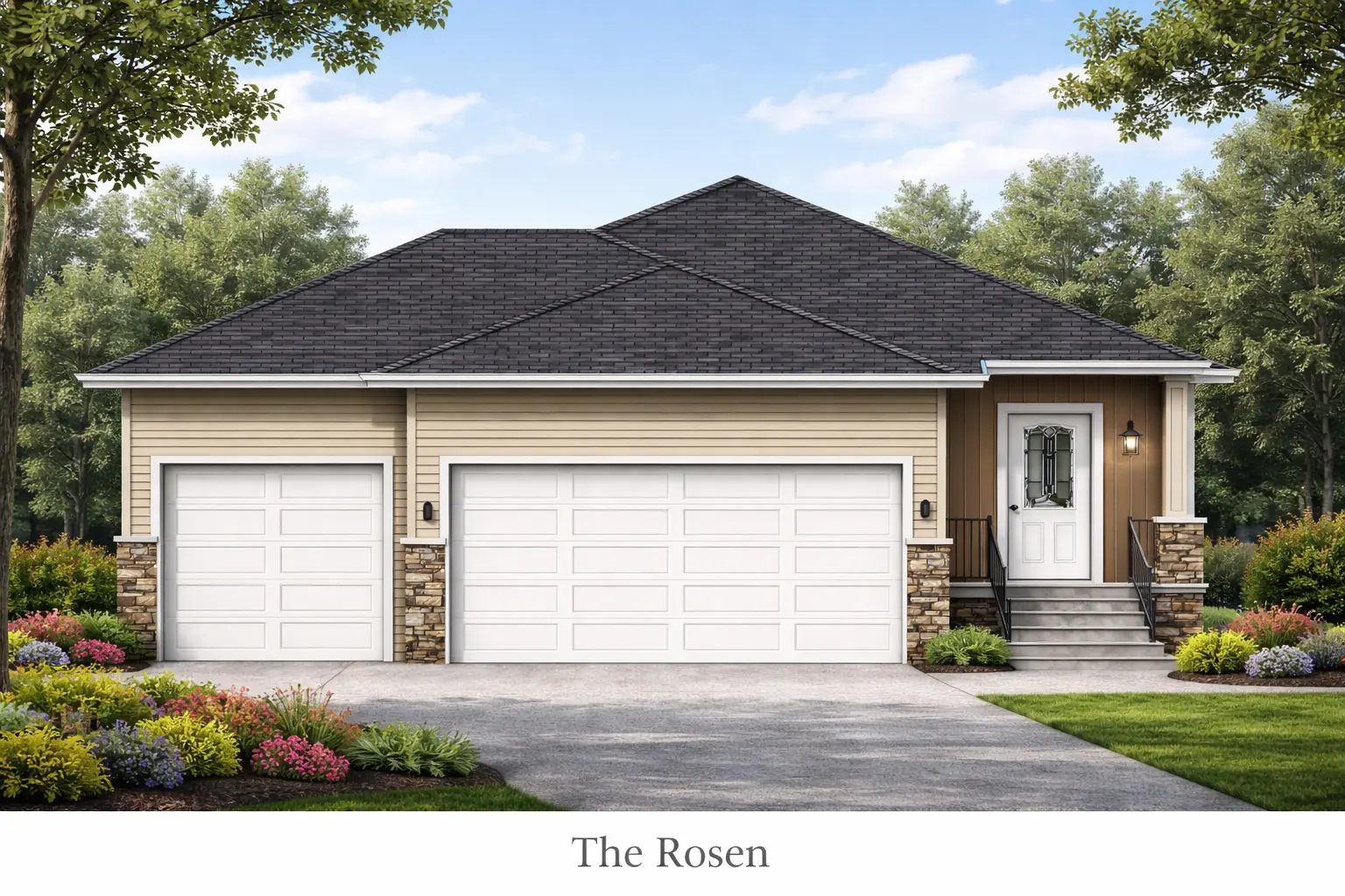 The Rosen model home rendering