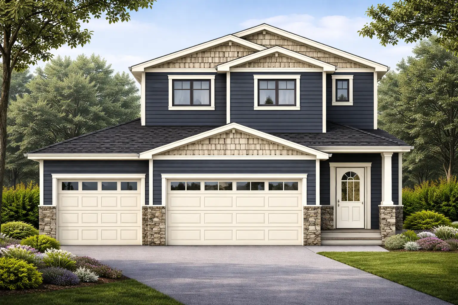 The Winston I model home rendering