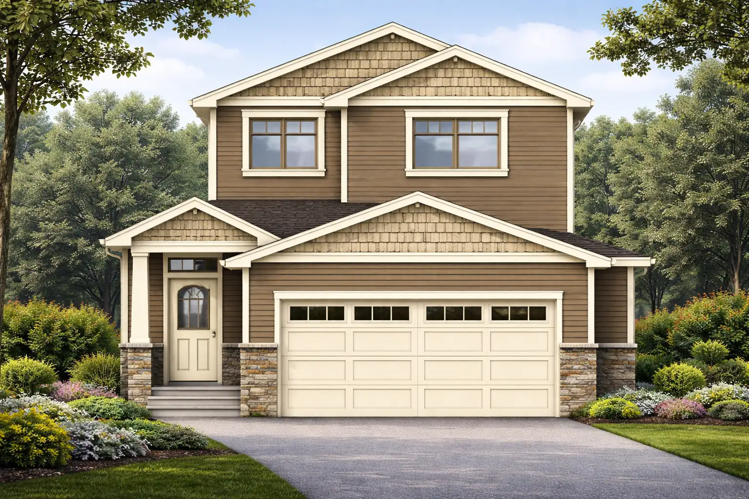 The Winston II model home rendering